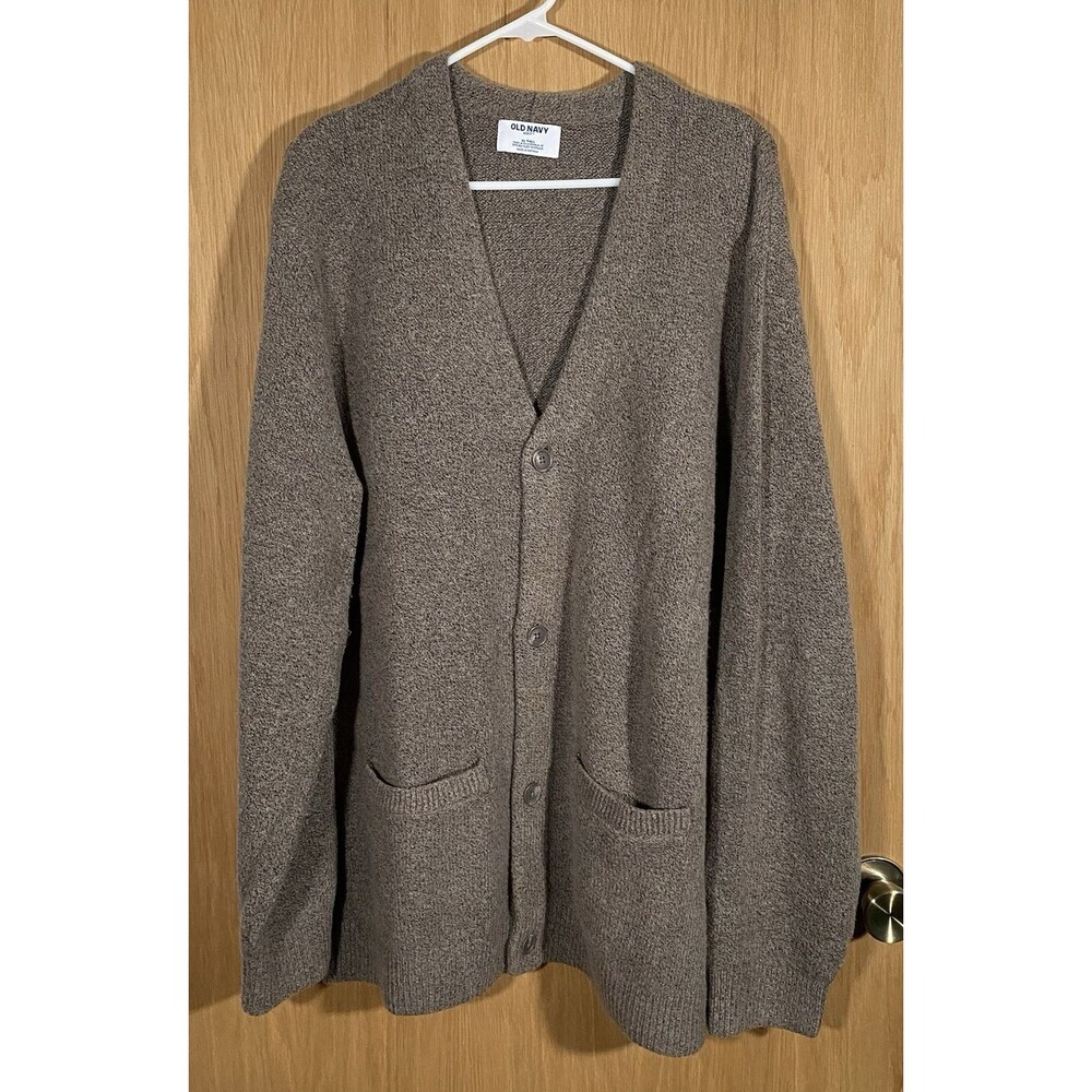 Men's XL-Tall Cardigan Button Up Preppy GrandpaCore Minimalist Old Navy So Soft